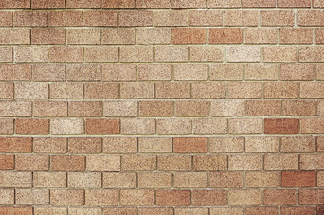 Old red brick wall background texture