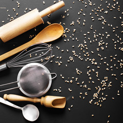 Baking ingredients.