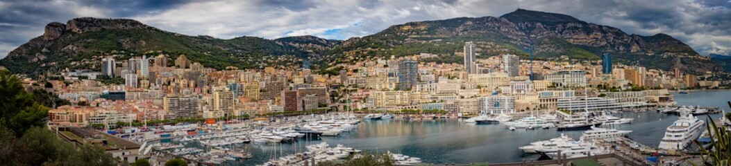 Monaco Port Panorama