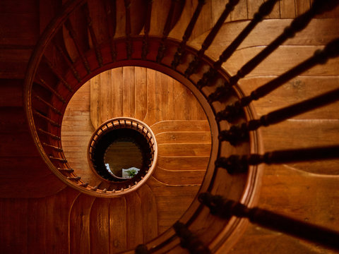 Vintage spiral stairs