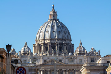 Obraz premium St. Peter's Basilica, Vatican City, Italy.