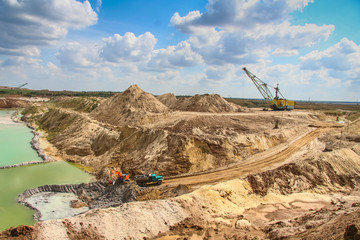 Clay quarry near the town of Pogohy