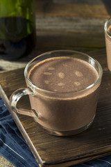 Warm Spiked Red Wine Hot Chocolate