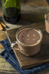Warm Spiked Red Wine Hot Chocolate