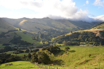 Obraz premium Banks Peninsula - New Zealand