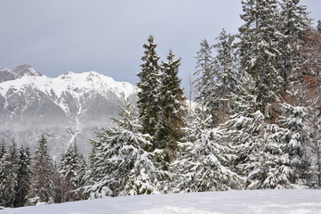 Winter mountains. Tyrol, Austria