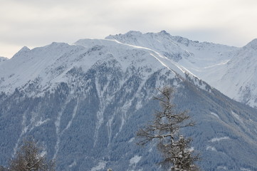 Obraz premium Winter mountains. Tyrol, Austria