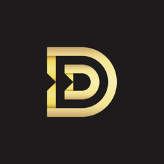 Obraz premium Letter D Logo Template Vector illustration