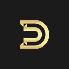 Letter D Logo Template Vector illustration