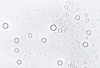 Water drops abstract background