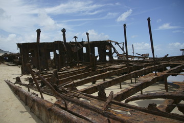 Rusting Wreck, Fraser Island, Australia