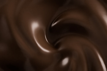 チョコレートクリームのイラストCG