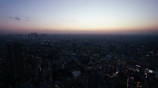 東京風景　4k・タイムラプス　