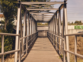 Small bridge with patterns