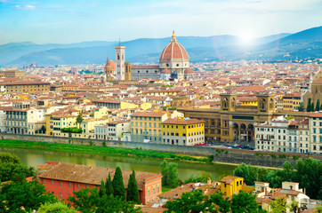 Fototapeta premium panorama of Florence