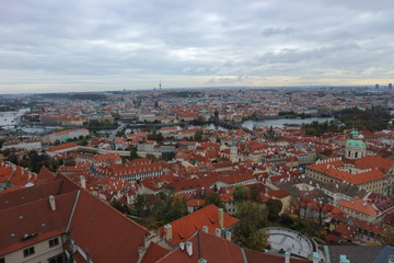 Naklejka na ściany i meble Prague view
