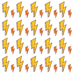 thunders background icon colorful design vector illustration