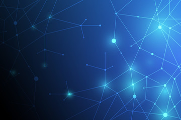 vector abstract network technology design background