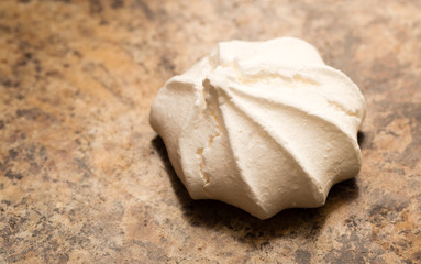 white sweet marshmallow is on the table