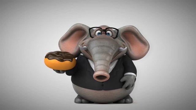 Fun elephant - 3D Animation