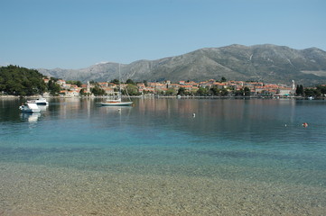 Village pittoresque de Cavtat, en Croatie du Sud