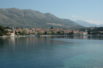 Village pittoresque de Cavtat, en Croatie du Sud
