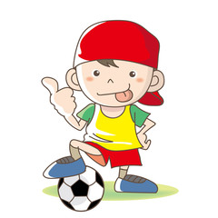 子どもサッカー・ポーズ
