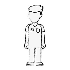 Man nurse avatar icon vector illustration graphic design