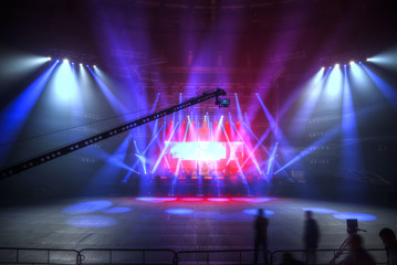 Preparation for a concert