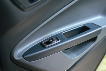 Naklejka premium Car control panel of auto button glass,lock door and controlling window in the car