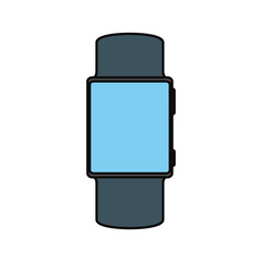 watch icon over white background vector illustration