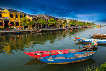 Fototapeta na wymiar Boats - Hoian - Vietnam 