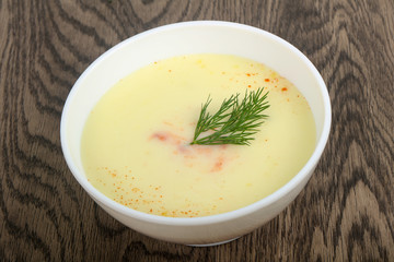 Cheese soup