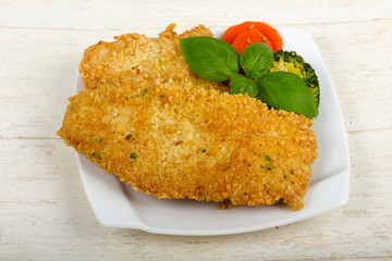 Chicken with sesame seeds