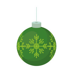 christmas bell icon over white background colorful design vector illustration