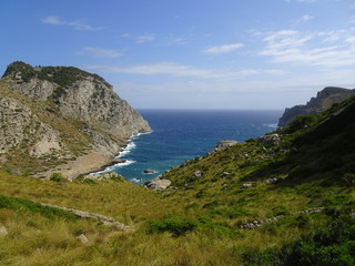 Fototapeta premium Piękna przyroda w drodze do Cap de Formentor na Majorce