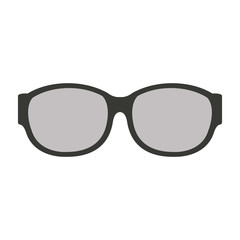 Lens glasses isolated icon vector illustration graphic design