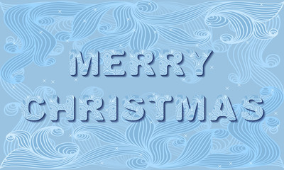 Vector Christmas invitation card.