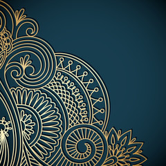 Vector vintage ornamental background.