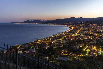 Fototapeta premium Panorama notturno