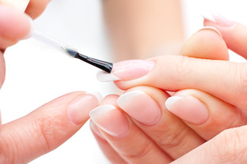 manicure procedure, macro