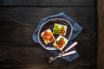 Healthy dinner concept