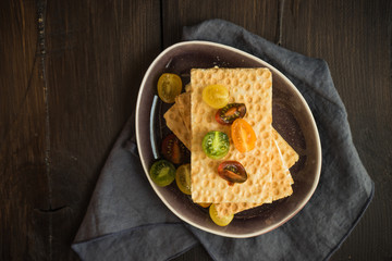 Healthy dinner concept