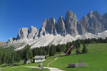 Glatschalm mit Geislerspitzen, Villnösstal