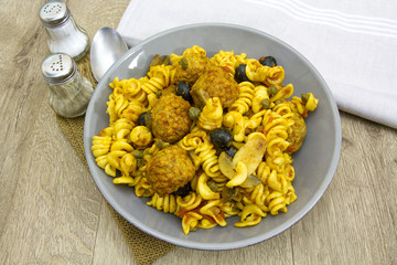 boulettes et pâtes