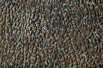 Damaged glass pattern