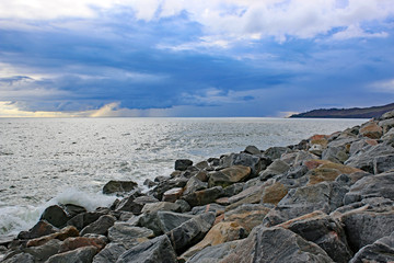 Storm over Start Bay, Devon