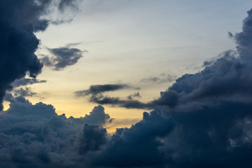 Naklejka na ściany i meble cloud on the sky at morning