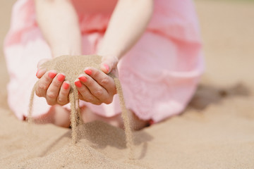 sand, as the time slips through your fingers.