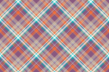 Abstract check plaid cotton texture seamless pattern